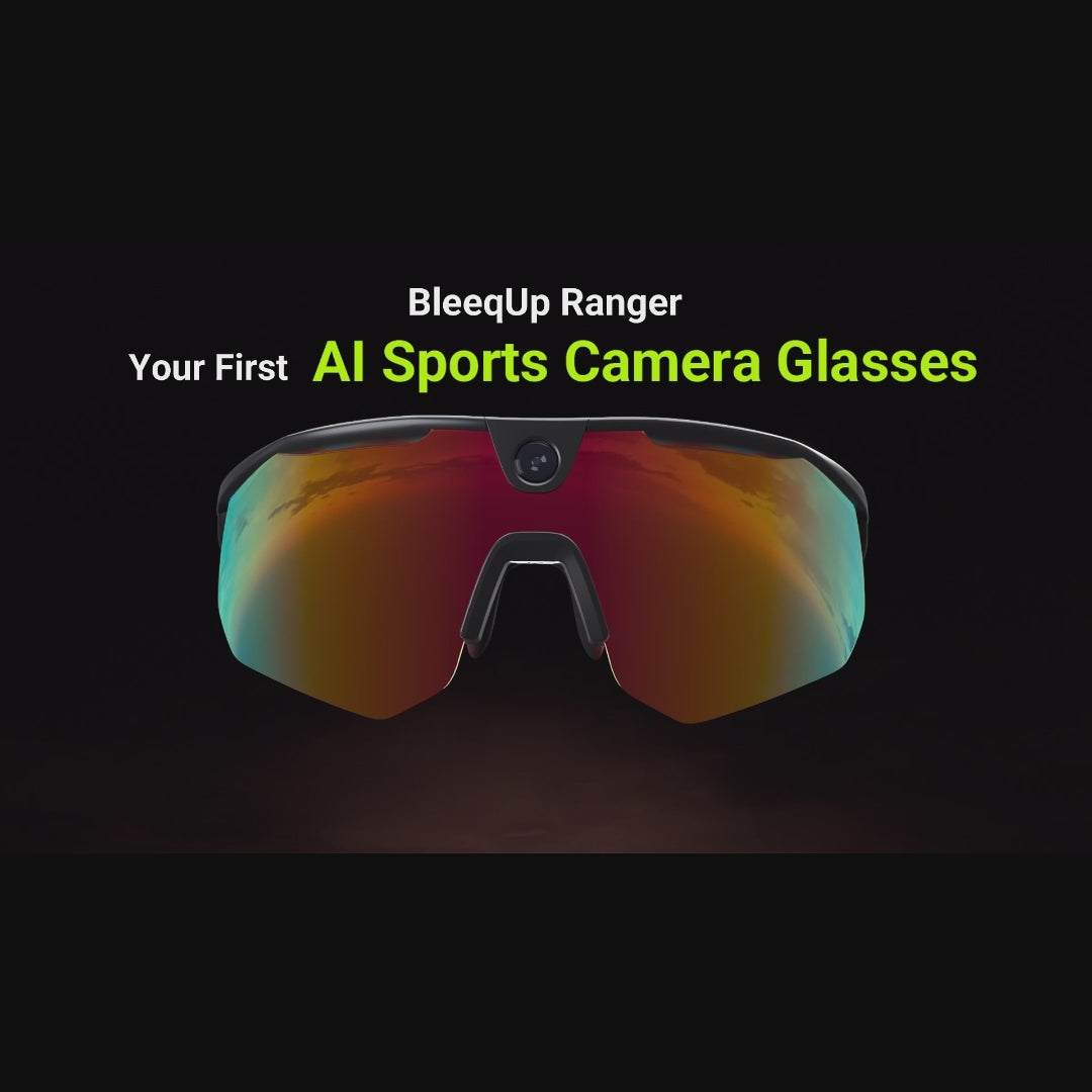 Kính camera thể thao AI BleeqUp Ranger – Bộ Ultimate