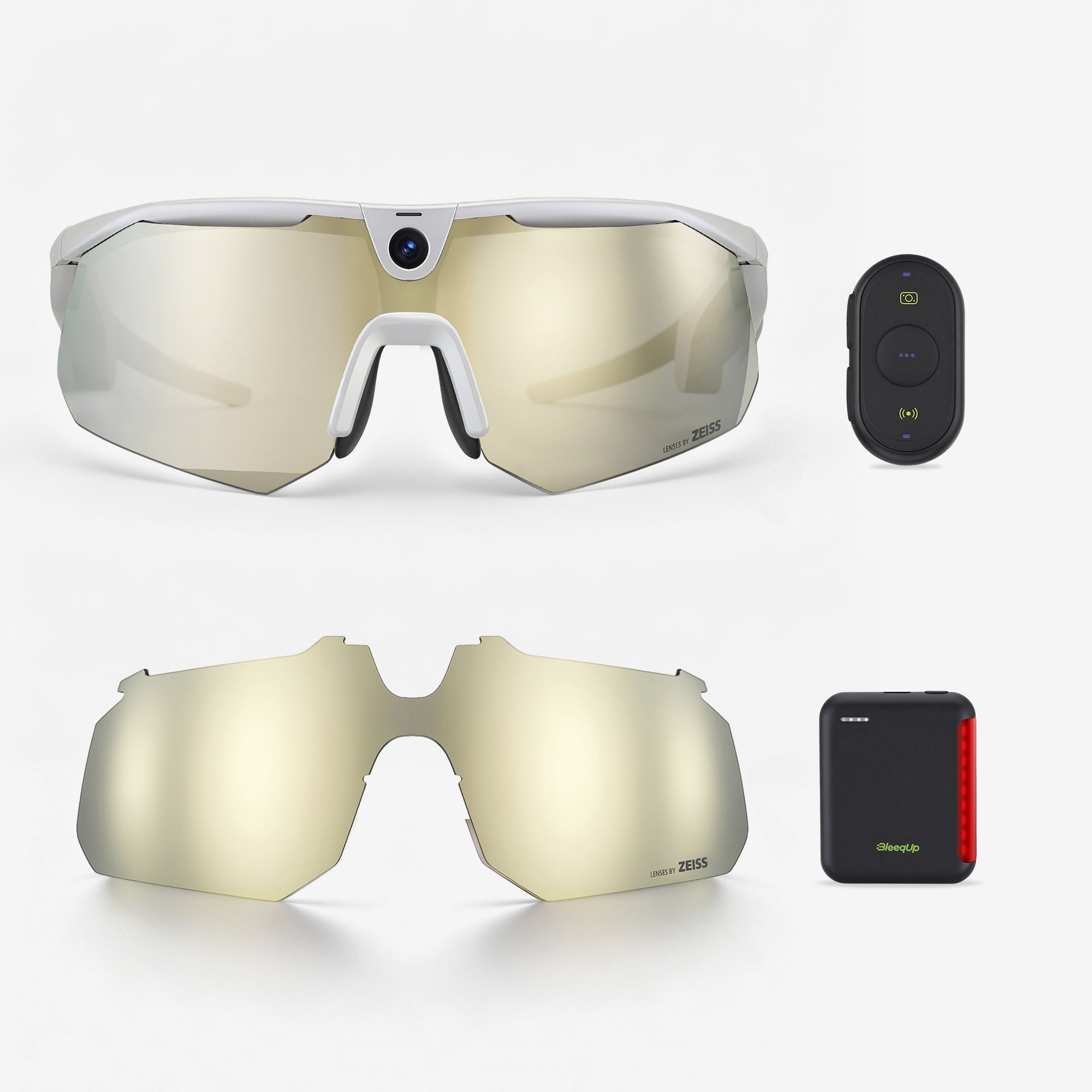 Kính camera thể thao AI BleeqUp Ranger – Bộ Ultimate